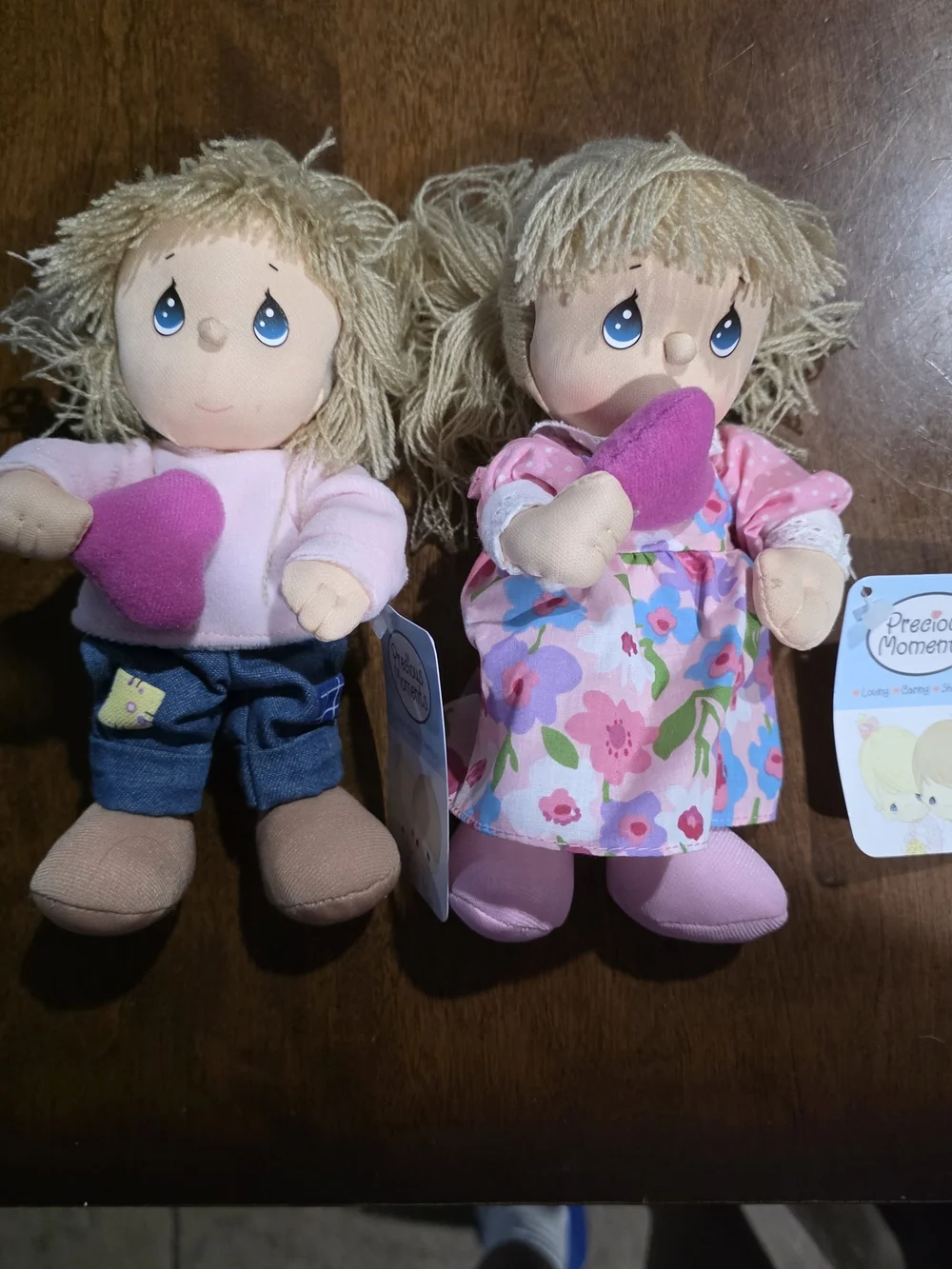 Precious Moments Pink-Heart Plush Doll - Pink Outfit